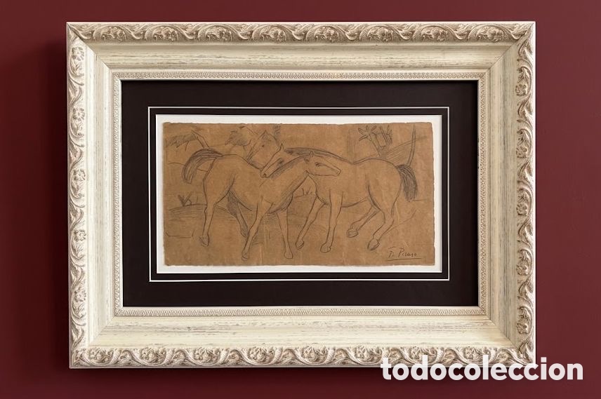 Arte: FR. MARC &ldquo;CABALLOS&rdquo;. Dibujo sobre papel