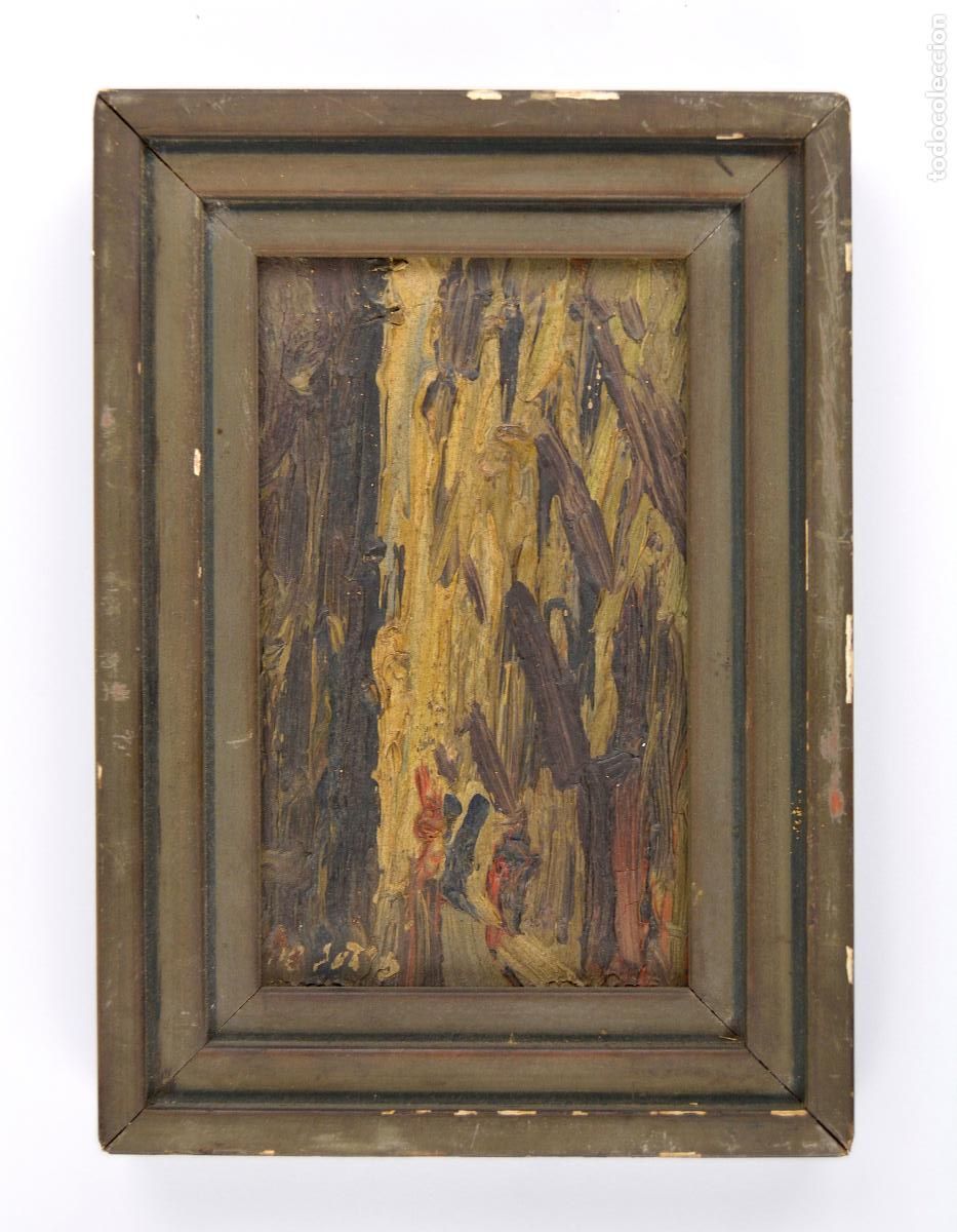 Kunst: Rafael Fern&aacute;ndez de Soto, paisaje abstracto 9,5x15cm.
