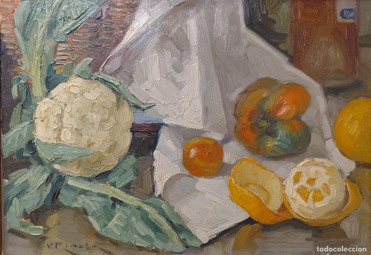 Kunst: Vicente Rinc&oacute;n (1892-1958). Bodeg&oacute;n. &Oacute;leo sobre lienzo.