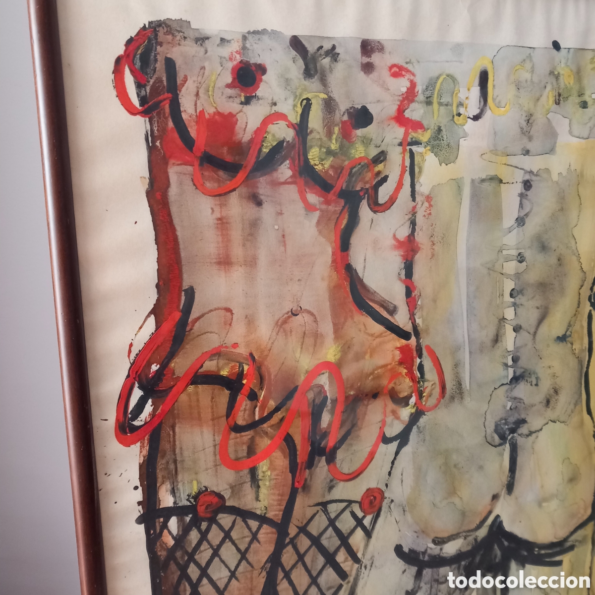 Arte: Cuadro moderno t&eacute;cnica mixta - Foto 3