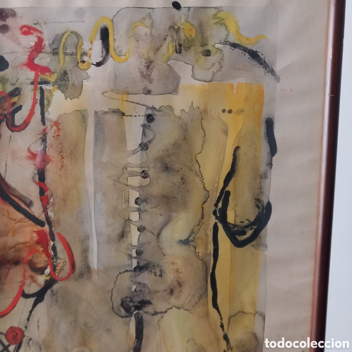 Arte: Cuadro moderno t&eacute;cnica mixta - Foto 4