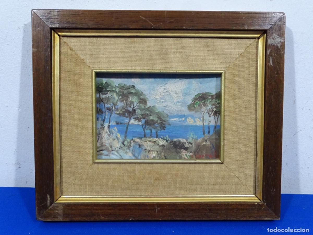 Kunst: &Oacute;LEO TABLEX ANTONIO SANCHEZ CORRALIZA. ART VELL BLANES. TOSSA DE MAR A&Ntilde;OS 50.
