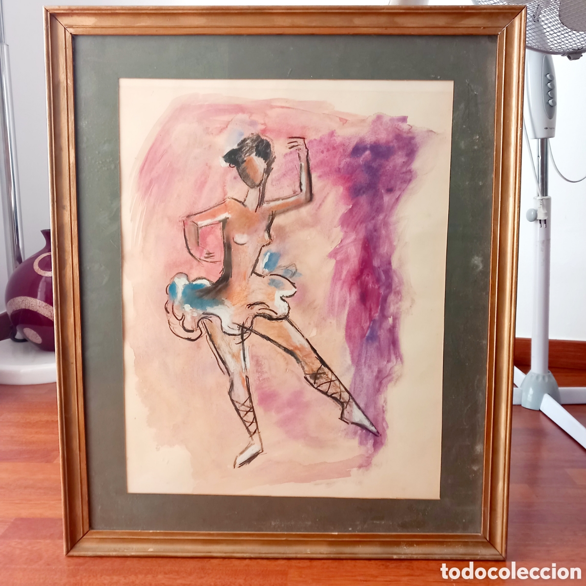 Arte: Cuadro t&eacute;cnica mixta coll Bardolat - Foto 2