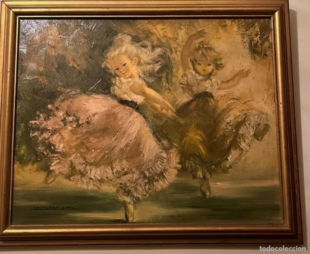 Arte: Dos cuadros de Montserrat Barta - Bailarinas - Foto 1