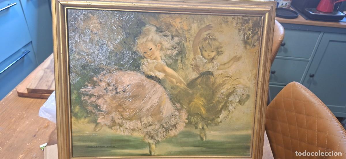 Arte: Dos cuadros de Montserrat Barta - Bailarinas - Foto 12