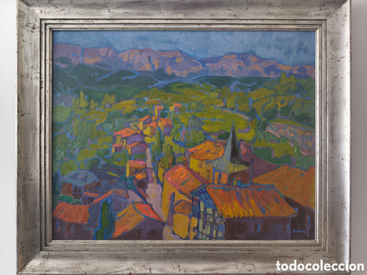 Arte: Carme Massana &ndash; El Quer Foradat i el Cad&iacute; &ndash; &Oacute;leo original 65x81 cm