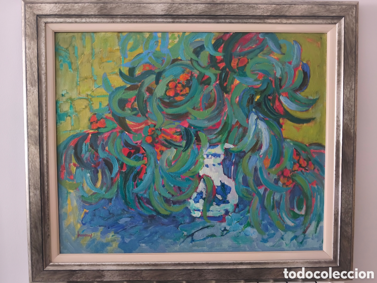 Arte: Carme Massana &ndash; Eucaliptus &ndash; &Oacute;leo original 60x73 cm