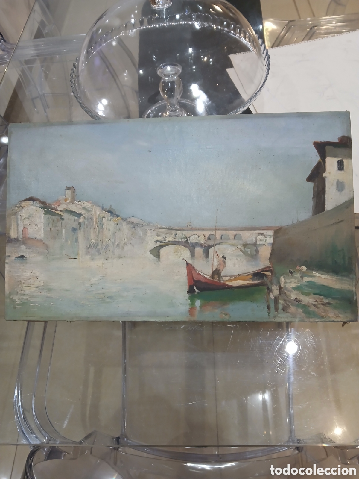 Arte: Cuadro antiguo de buena calidad sin identificar