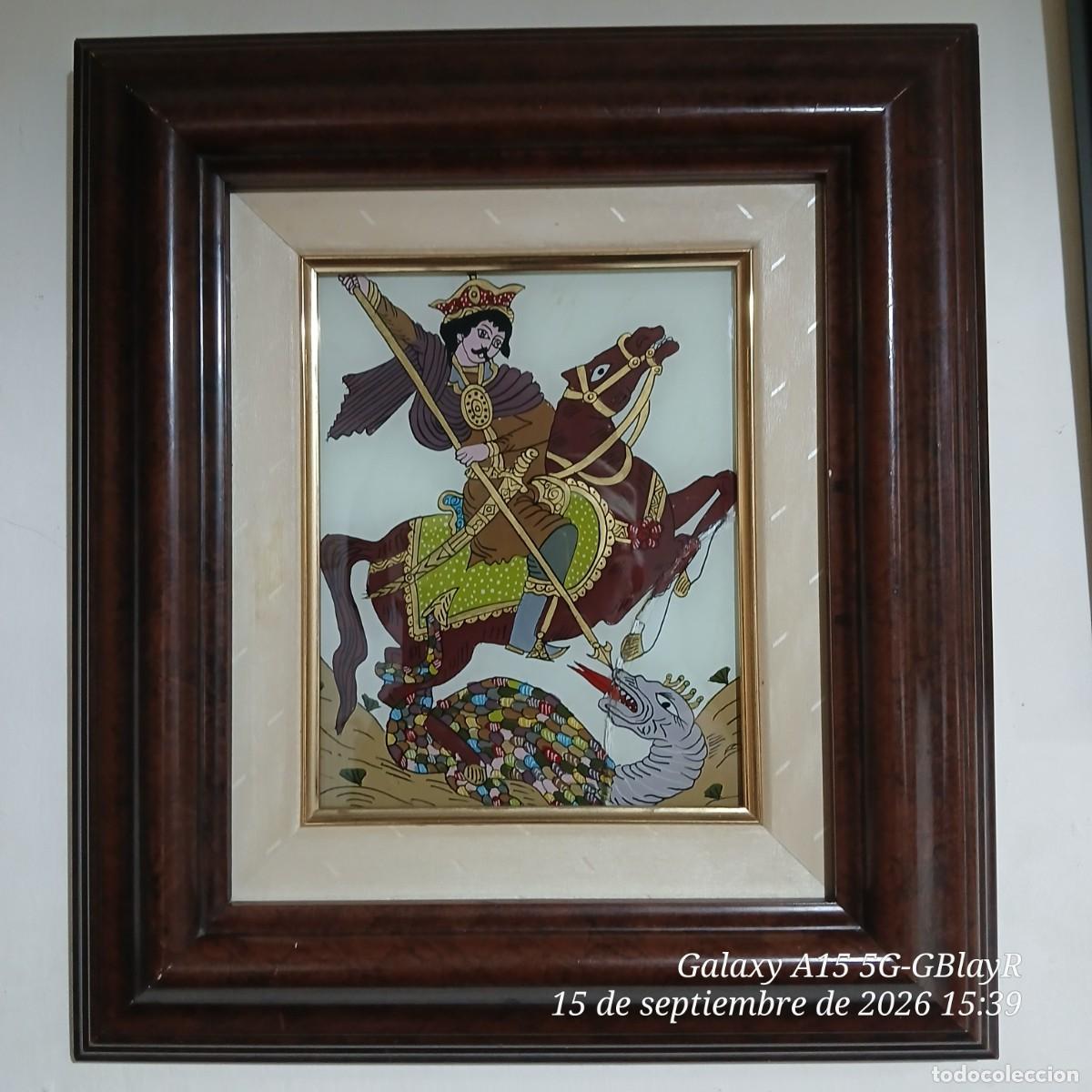 Arte: San Jorge matando al drag&oacute;n.