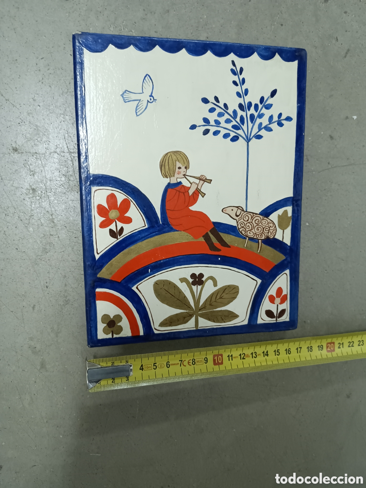 Arte: CUADRO PINTADO SOBRE UNA TABLA DE MADERA - Foto 2
