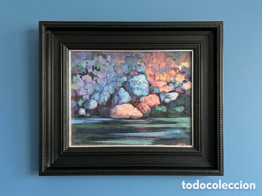 Arte: MANUEL FUSTER ROSELLO &ldquo;FORMENTOR&rdquo;. &Oacute;leo sobre lienzo
