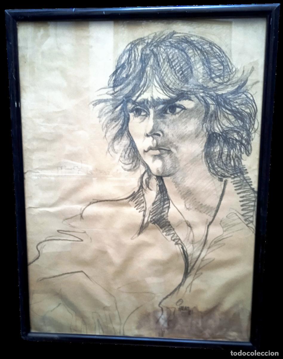 Arte: Miguel Palao San Juan (Yecla, Murcia, 141-1983): &rdquo;Cantaor&rdquo;. Dibujo.