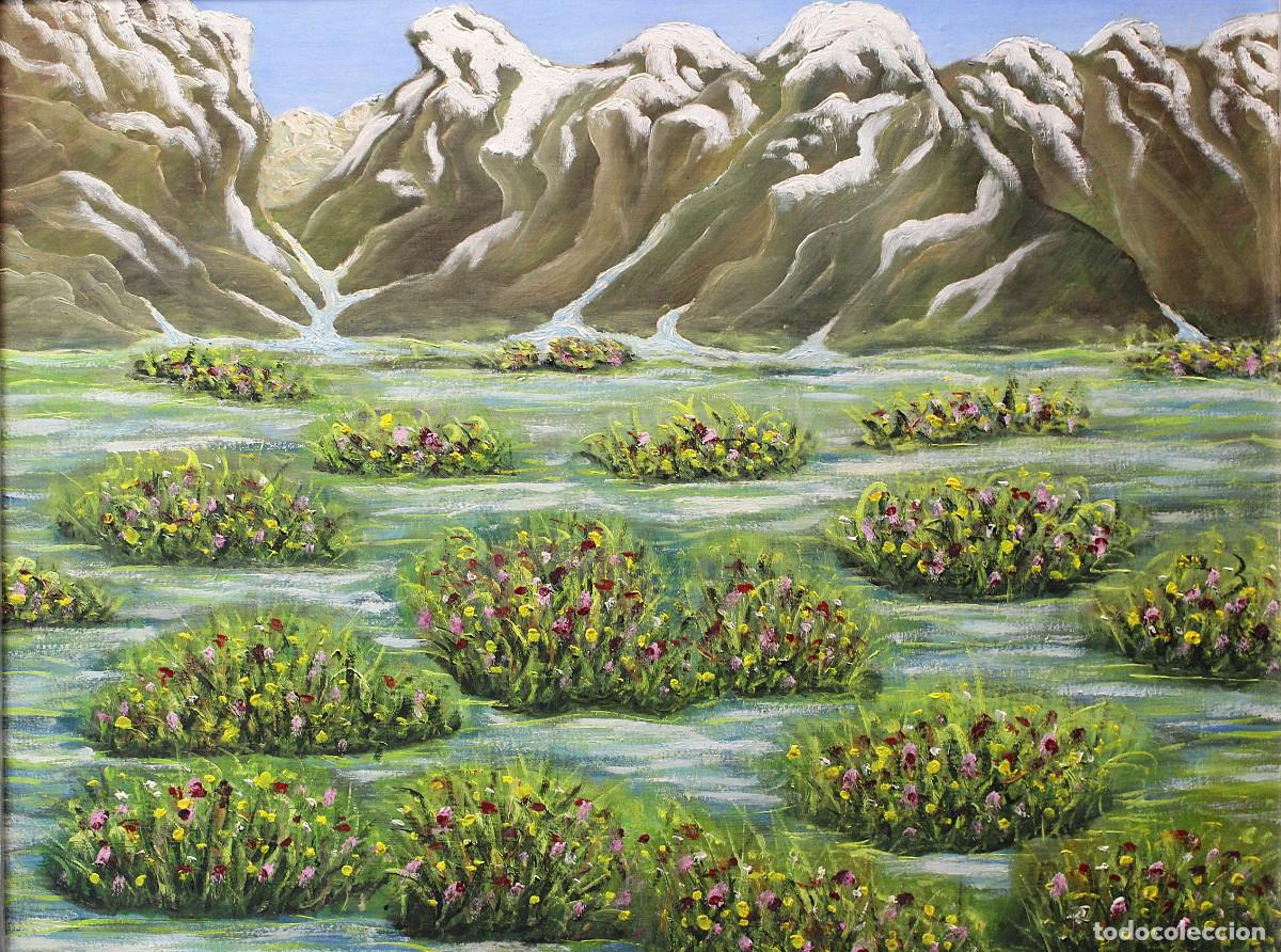 Arte: 30. &ldquo;Morrena&rdquo; Fl&aacute;mez. &Oacute;leo sobre tabla. - Foto 2