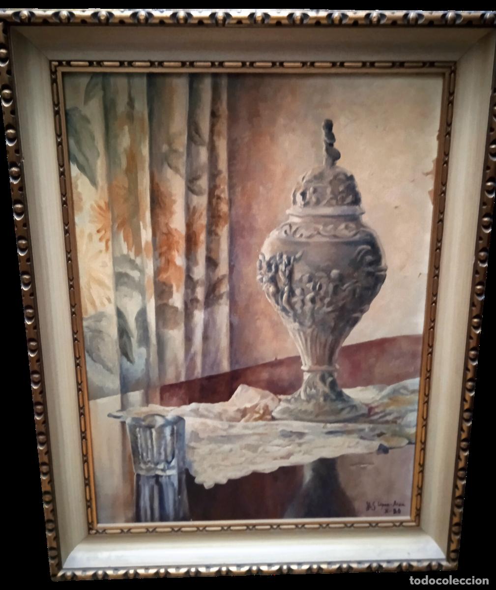 Arte: Jos&eacute; Antonio Gonz&aacute;lez L&oacute;pez-Arza (Cabeza de Buey, Badajoz, 1961): &rdquo;Bodeg&oacute;n con jarr&oacute;n y vaso&rdquo;.