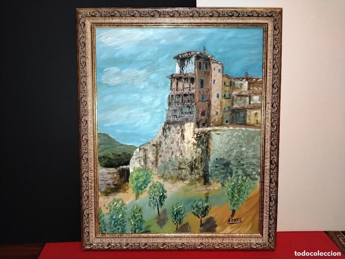 Kunst: OBRA REALISTA DE PAISAJE RURAL DE ANTONIA ORTIZ( 39 x 47 cm)