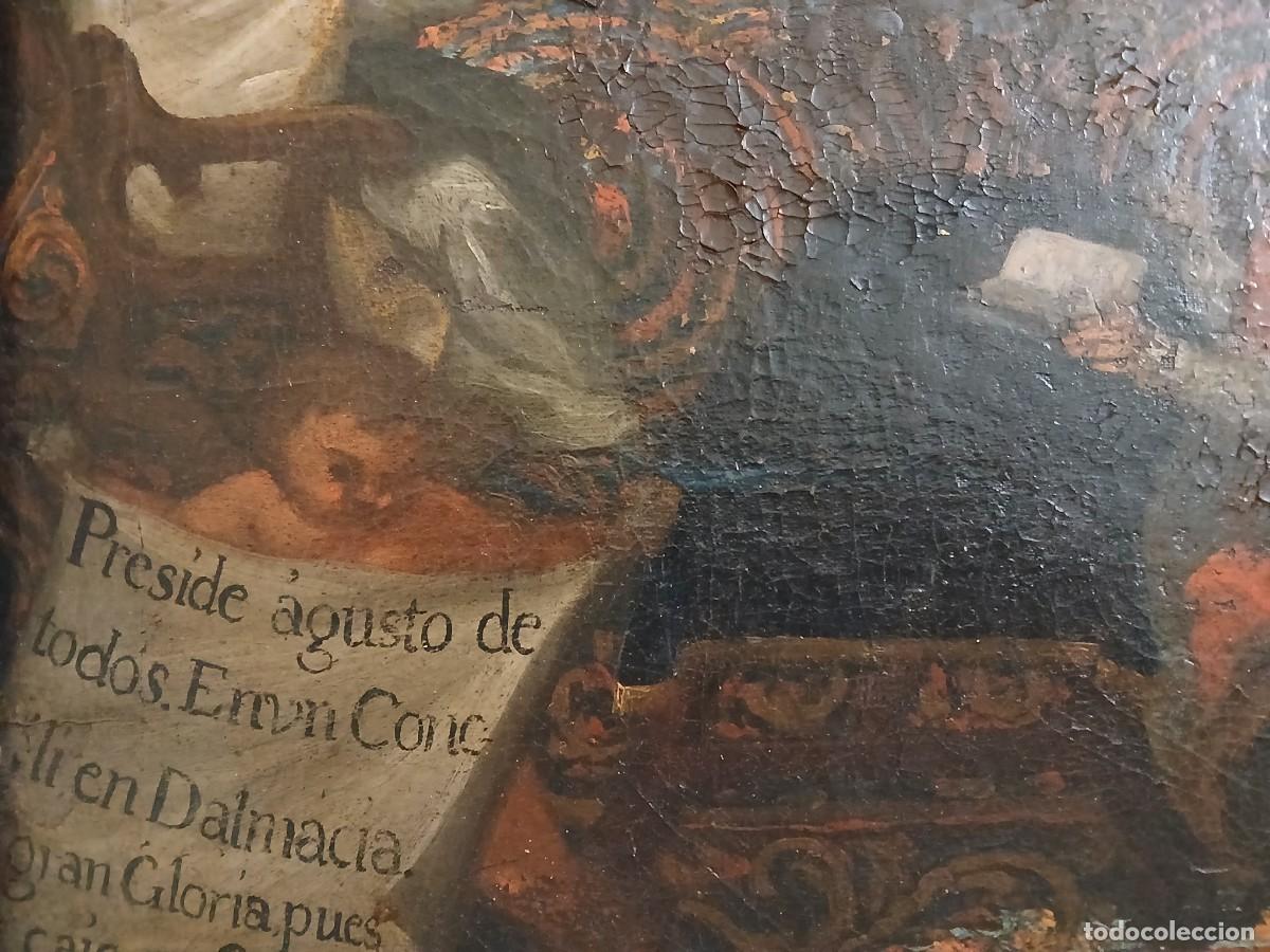 Arte: CONCILIO / &Oacute;LEO SOBRE LIENZO / S. XVIII - Foto 4