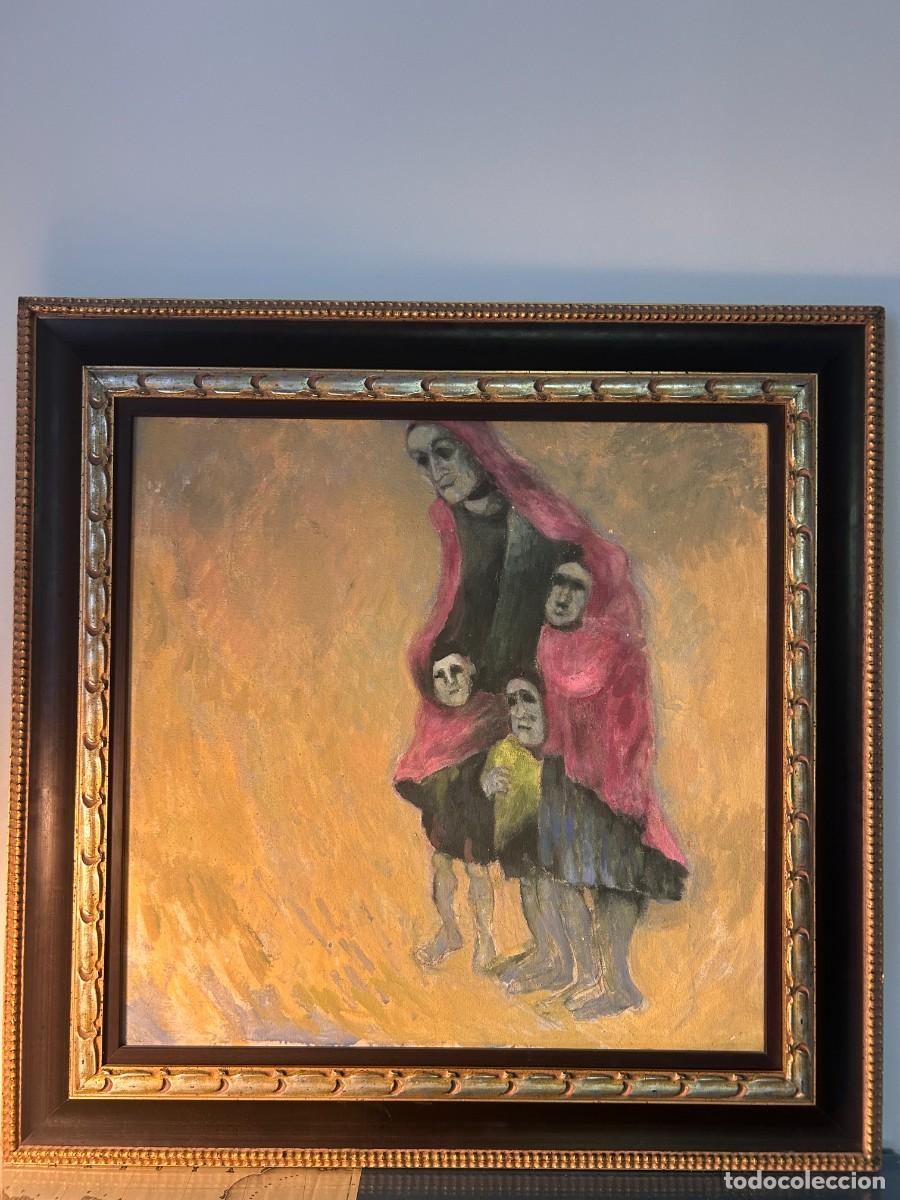 Arte: Zohre Mirabassi. Pintura al oleo sin titulo