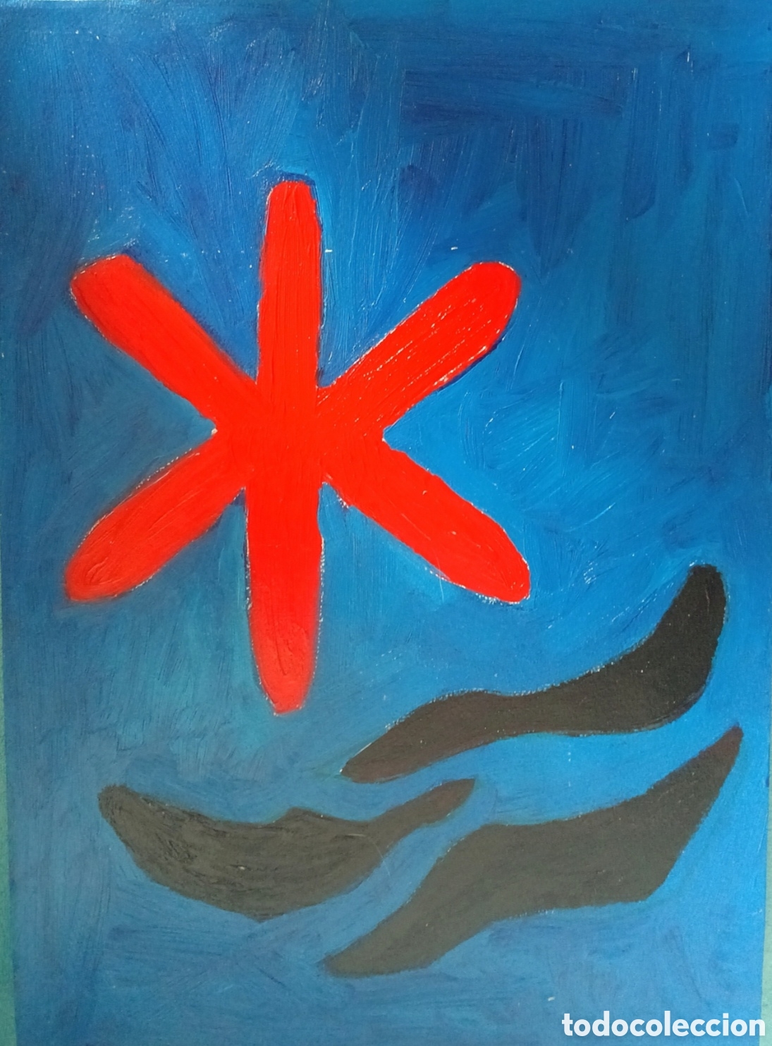 Arte: Formas abstractas (2) acr&iacute;lico sobre papel cart&oacute;n r&iacute;gido42cmx29,5cm. Muy bonito