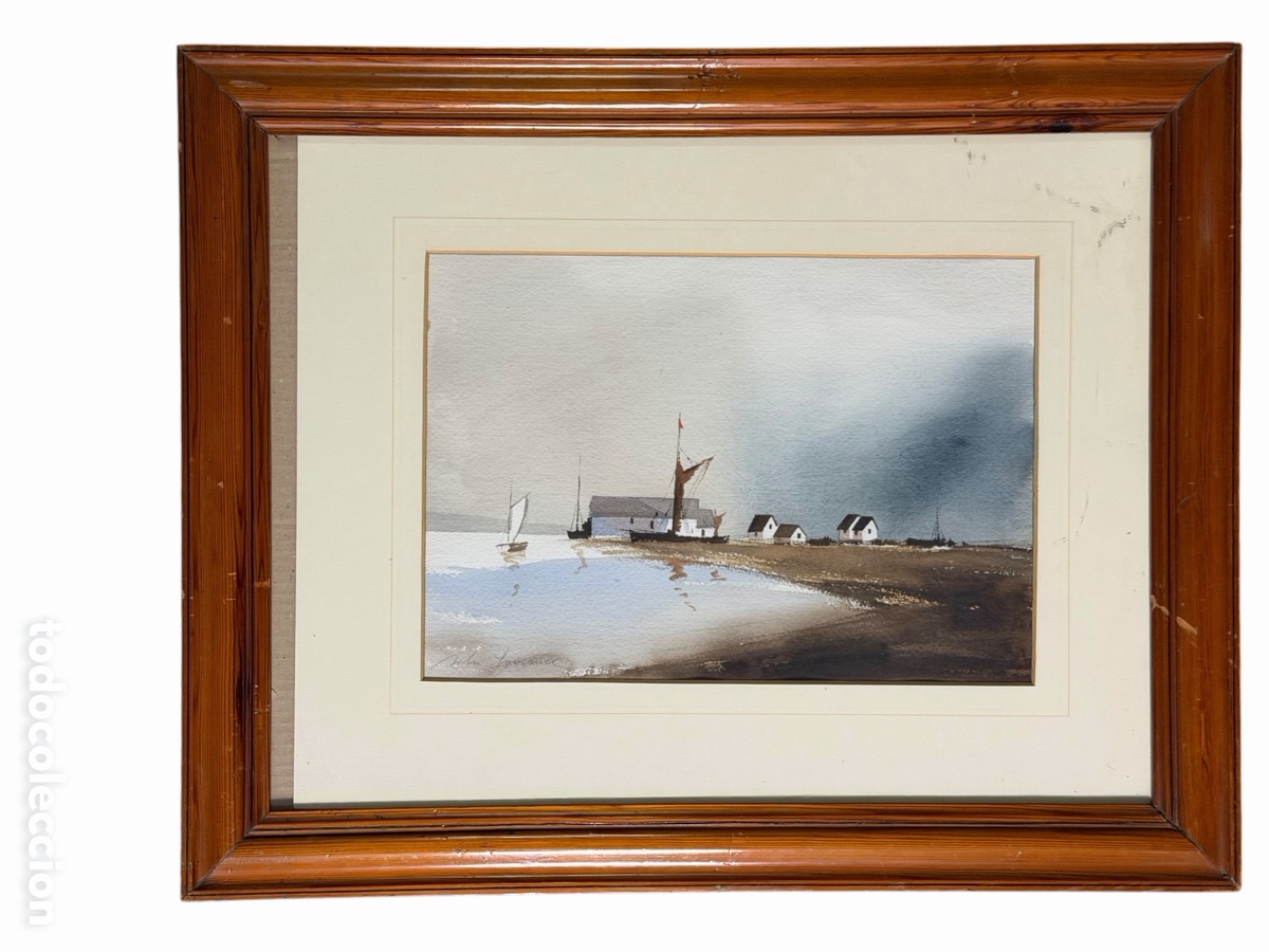 Arte: Pintura al &Oacute;leo Firmada y Enmarcada
