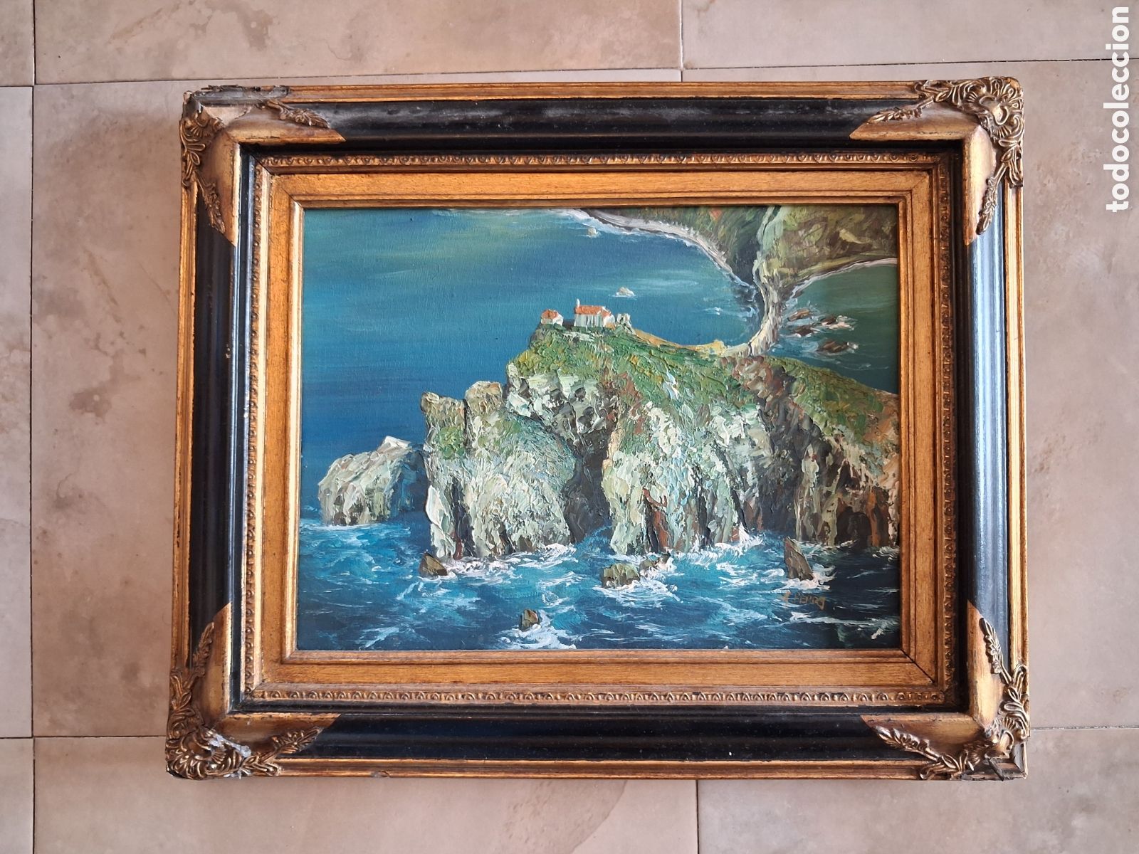Arte: OLEO SAN JUAN DE GAZTELUTXE FIRMADO