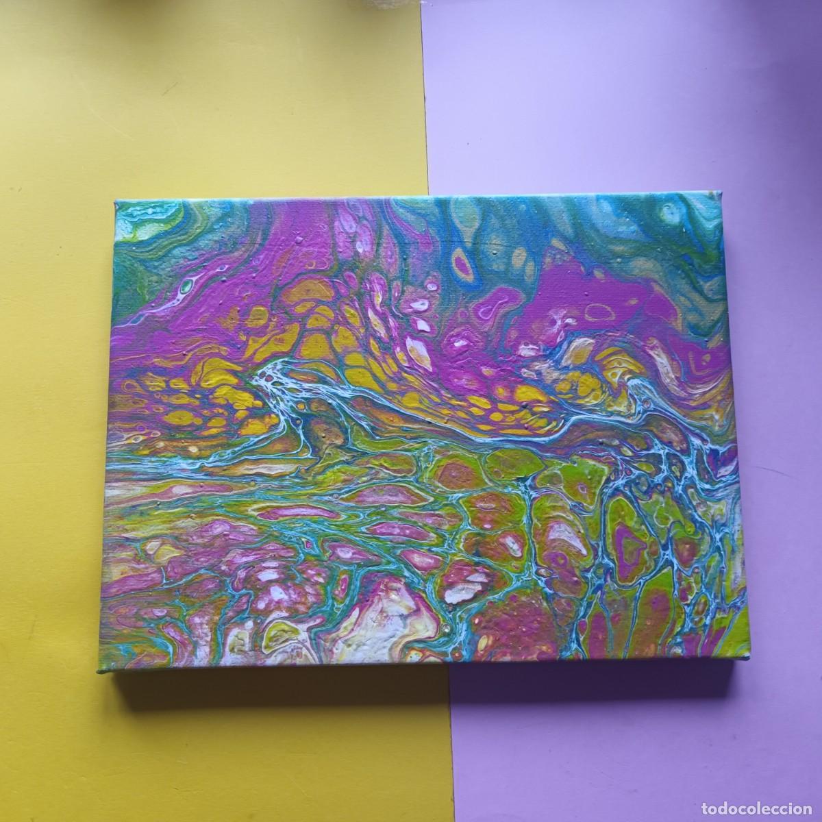 Arte: Cuadro pintura acrilica formato peque&ntilde;o
