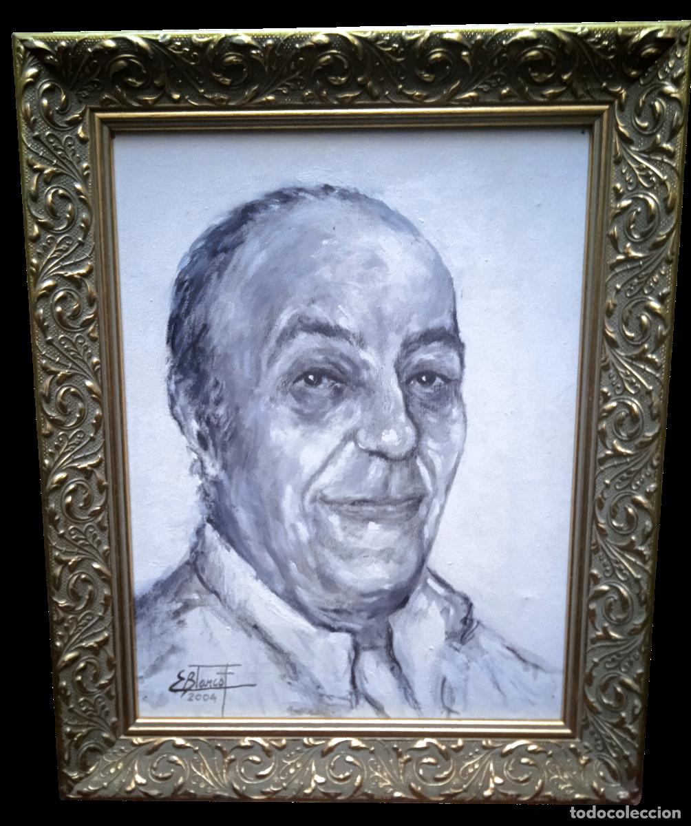 Arte: Enrique Blanco Fern&aacute;ndez: &rdquo;Retrato de Pepe 'Peregil&rdquo;. Grisalla