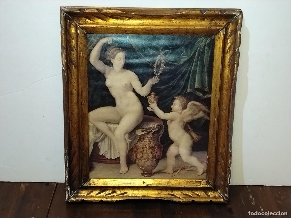Arte: OBRA PICT&Oacute;RICA RENACENTISTA(EL RETRETE DE VENUS)MAESTRO FONTAINEBLEAU 1550 (LA DIOSA DE VENUS)