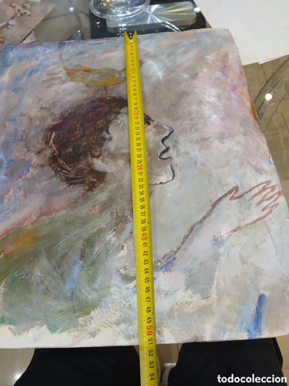 Arte: Cuadro sobre caton sin identificar - Foto 5