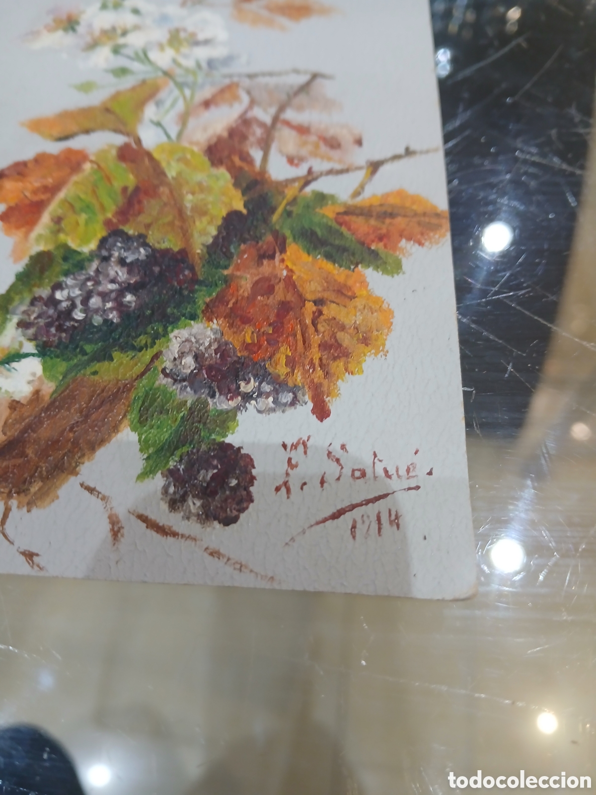 Arte: Postal pintada firmado - Foto 2