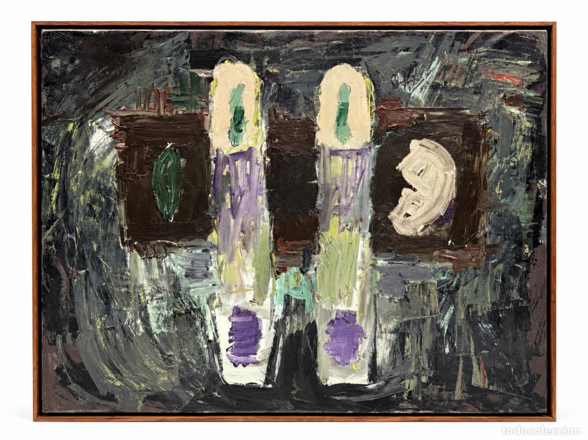 Art: JOAN CRUSPINERA - COMPOSICI&Oacute;N - OLEO TELA - 81 X 100 CM
