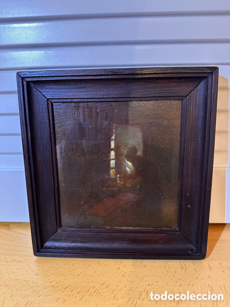 Arte: Antiguo cuadro Franc&eacute;s XIX