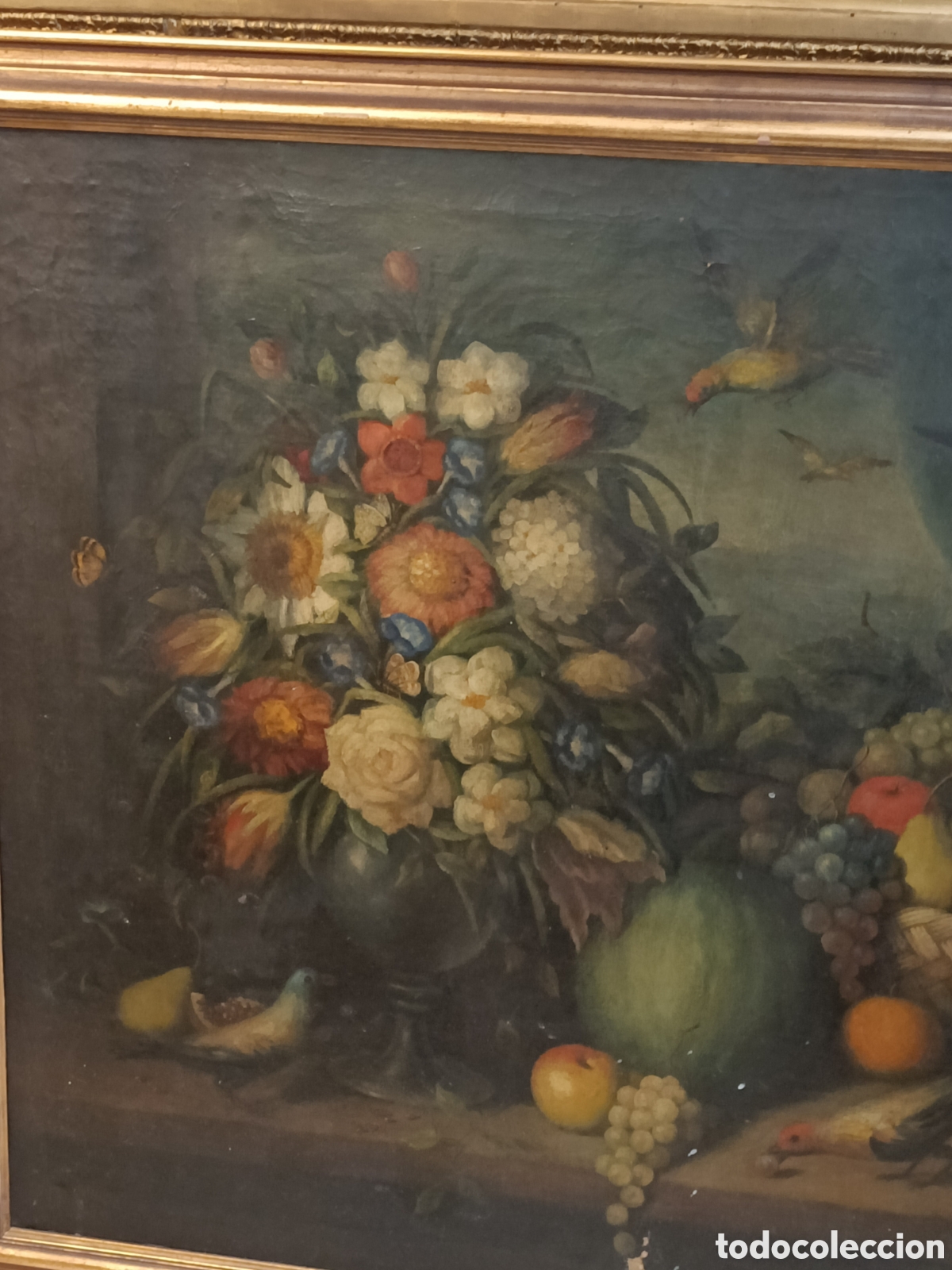Arte: Bodeg&oacute;n del finales del XVIII &oacute;leo sobre lienzo. - Foto 7