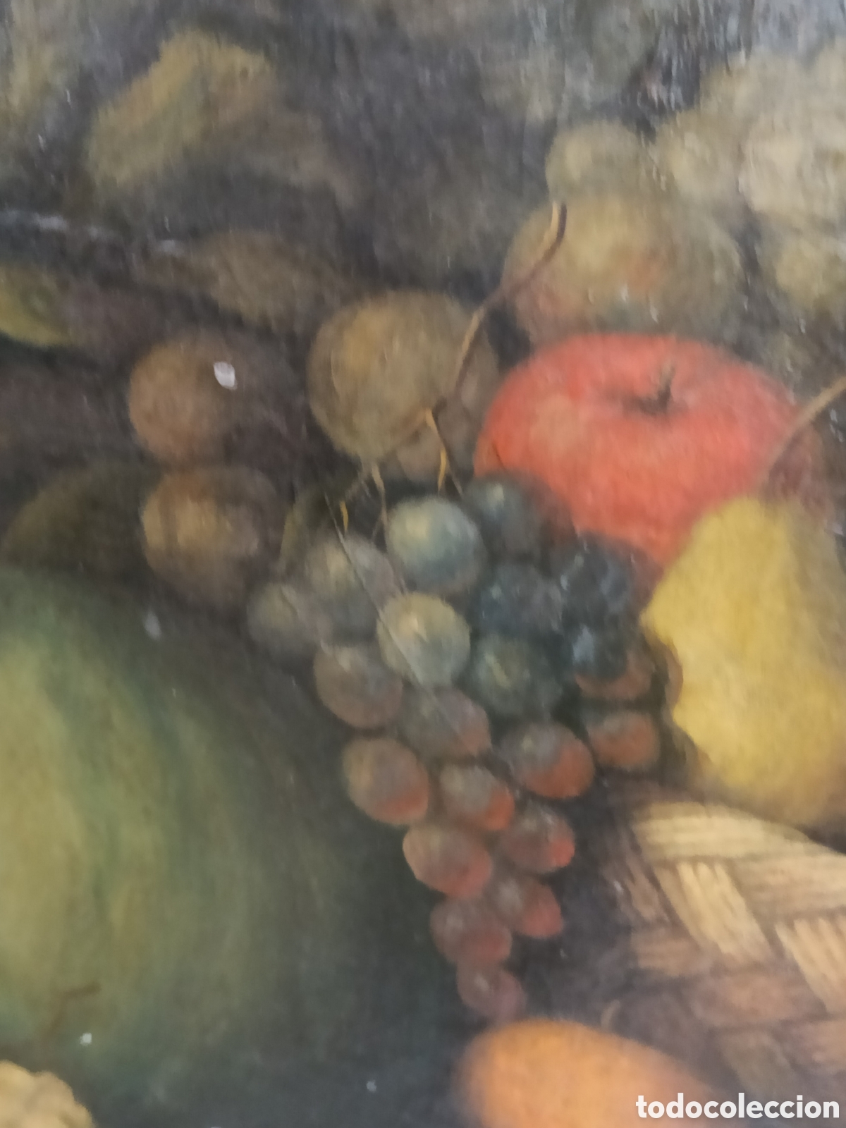 Arte: Bodeg&oacute;n del finales del XVIII &oacute;leo sobre lienzo. - Foto 9