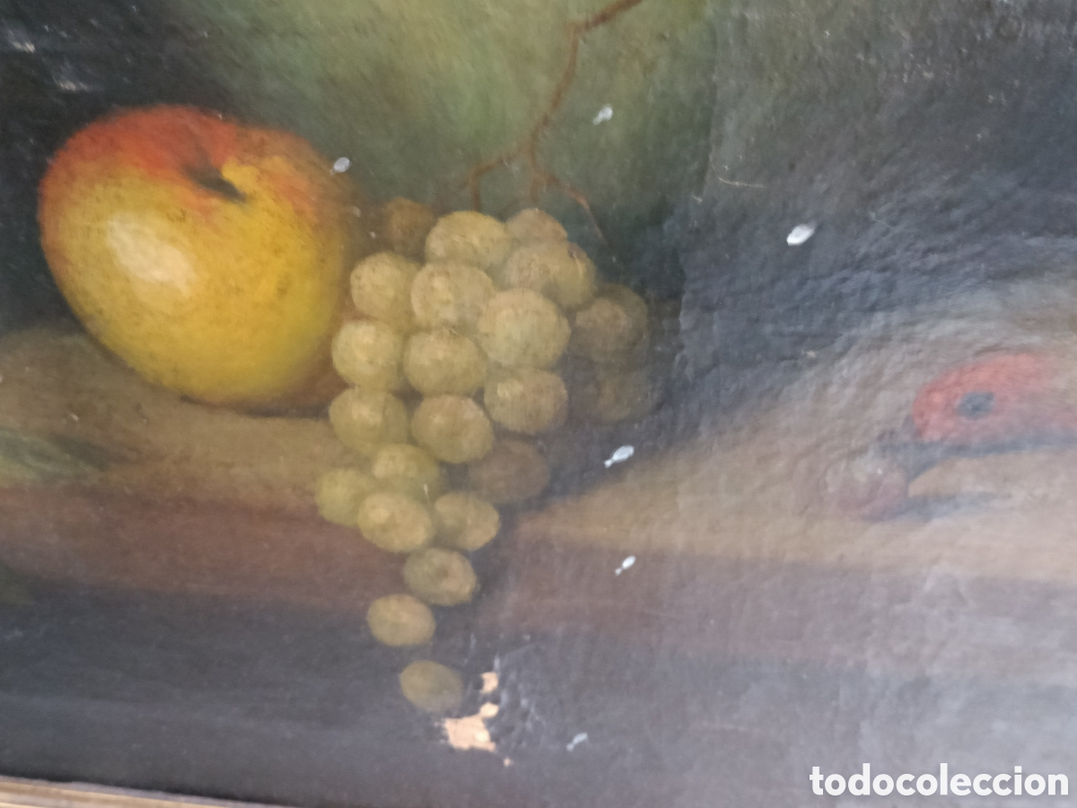 Arte: Bodeg&oacute;n del finales del XVIII &oacute;leo sobre lienzo. - Foto 13