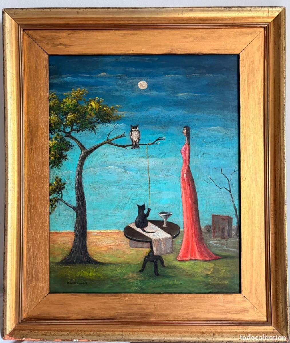 Arte: Getrude Abercrombie - Pintura oleo sobre tabla 22 x 26 inches con marco