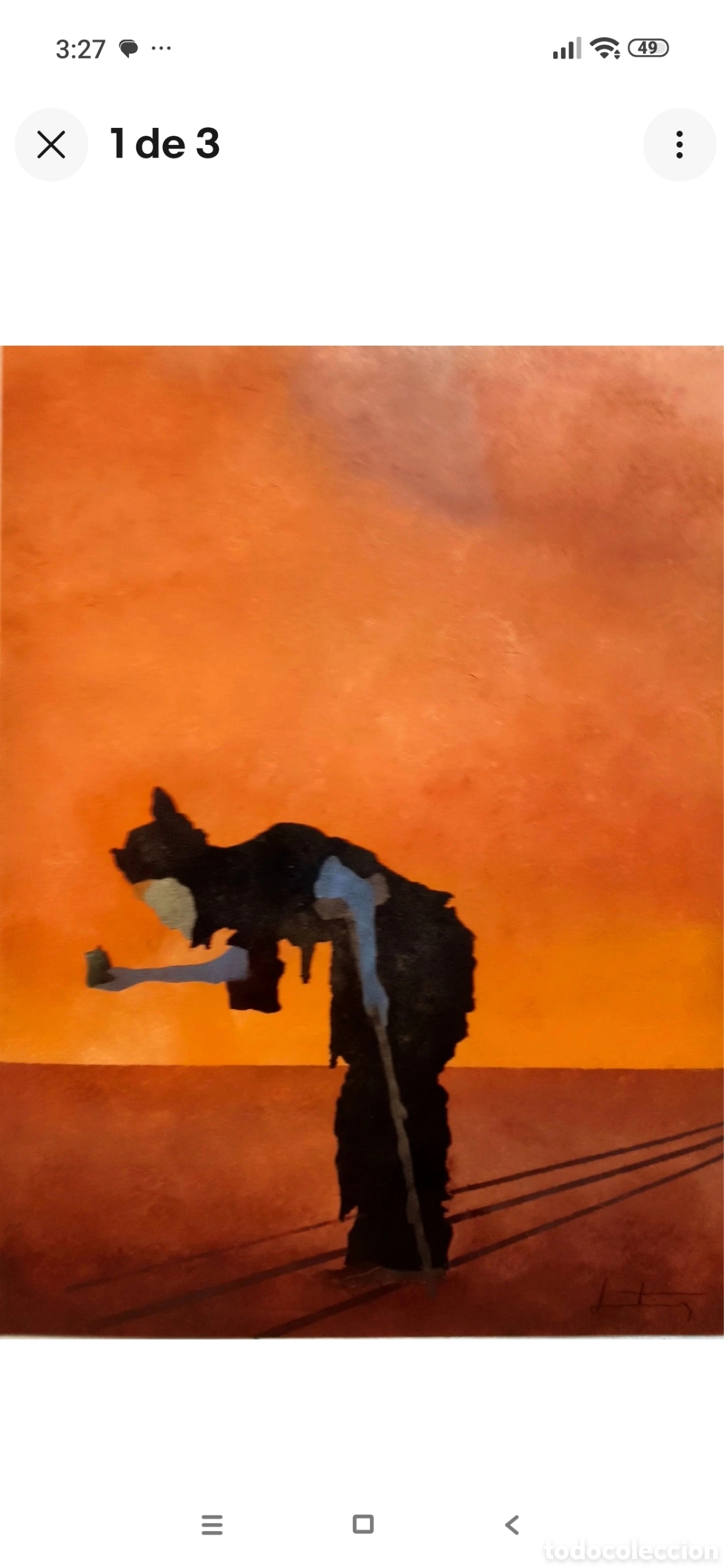 Arte: Pintura al oleo de autor desconocido