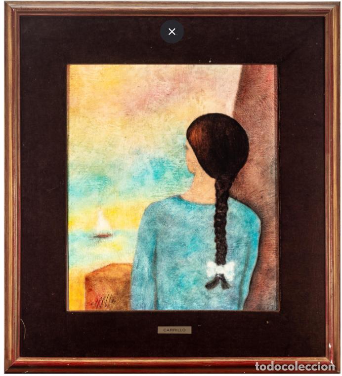 Arte: Pensando en el futuro. &Oacute;leo sobre lienzo. Firmado. Juan Carrillo (1937)