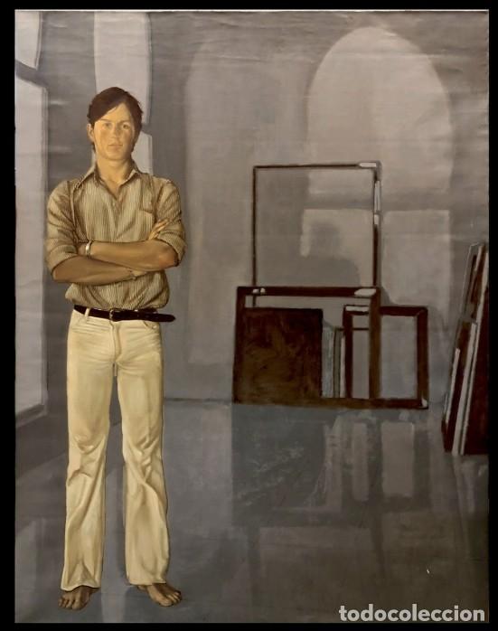 Arte: Alejandro Reino Sarmiento (1935-2018) - Autorretrato en el Taller - XL
