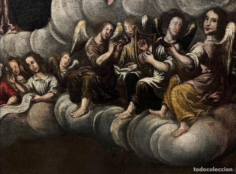 Arte: Escuela del Per&uacute; (c. 1750) - La Corte Celestial - XL - Foto 4