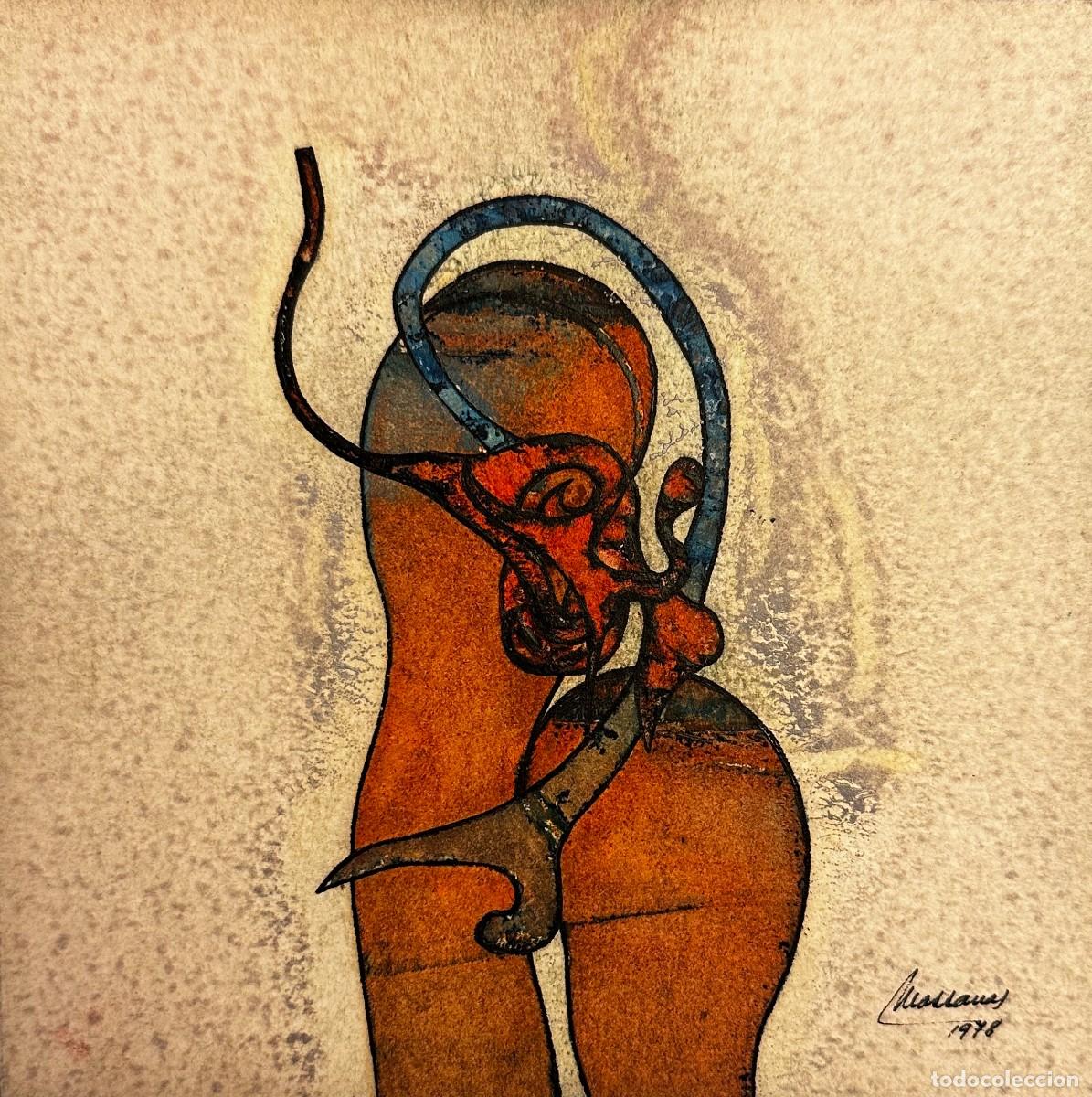 Arte: JOSEP MASSANES - T&Eacute;CNICA MIXTA SOBRE PAPEL -