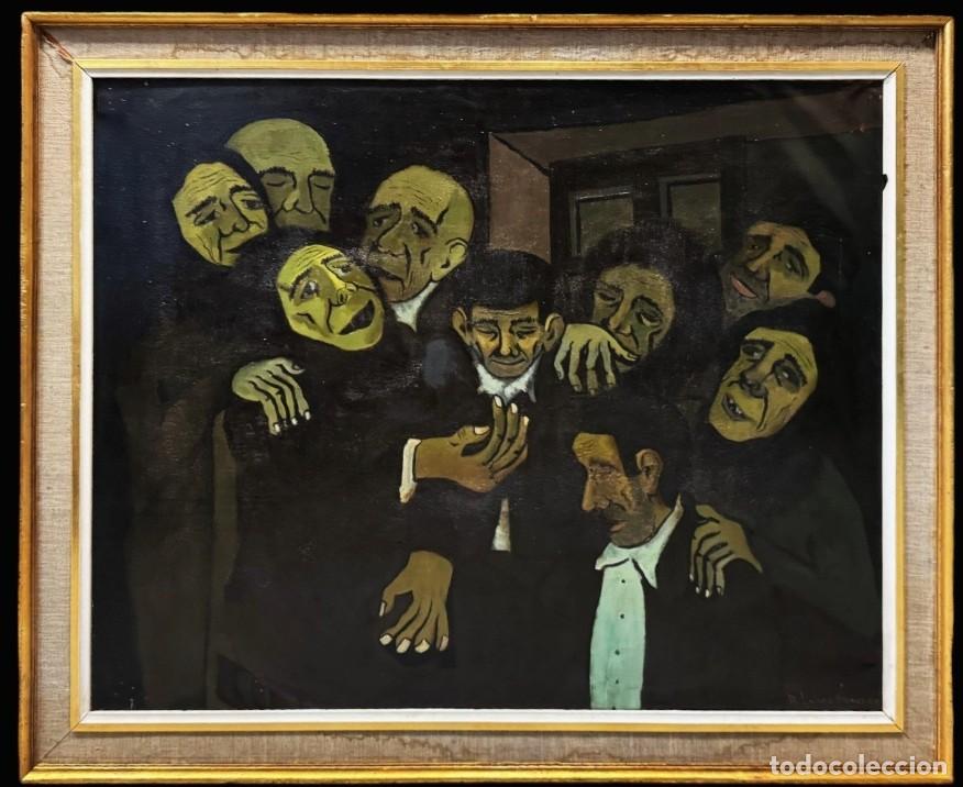 Arte: ESCUELA ESPA&Ntilde;OLA (C.1960) - LLANTO EN EL VELATORIO