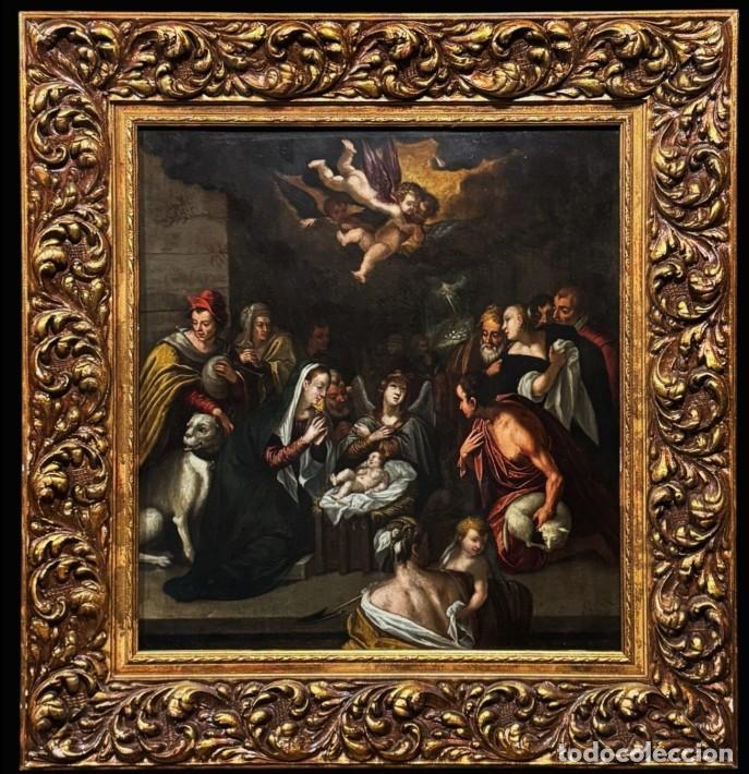 Arte: Vicente Carducho (1578-1638), Taller - La Natividad seg&uacute;n la visi&oacute;n m&iacute;stica de la Madre Mar&iacute;a de Jes