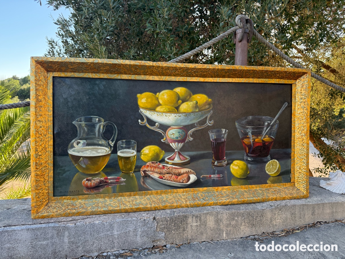 Arte: Precioso y gran cuadro al oleo de Jose Almonte!