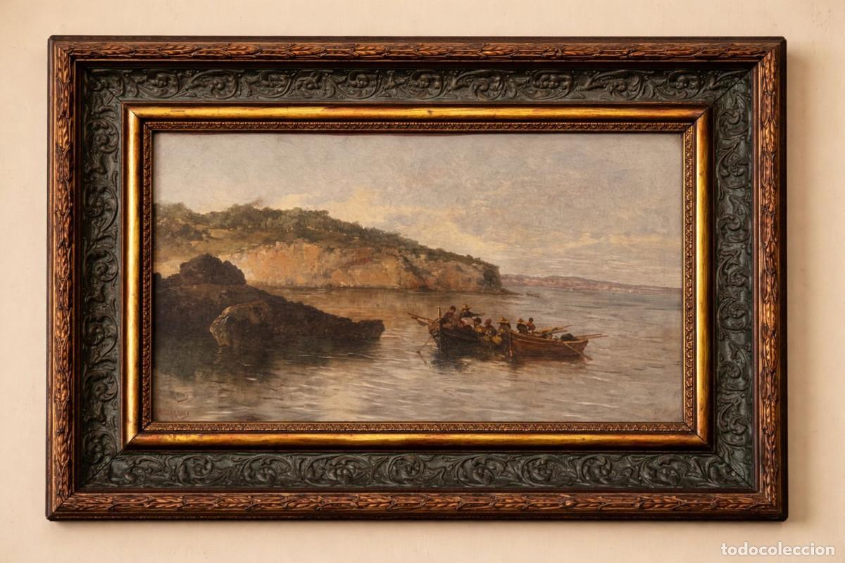 Arte: Pintura de paisaje de marina de Antoni Ribas
