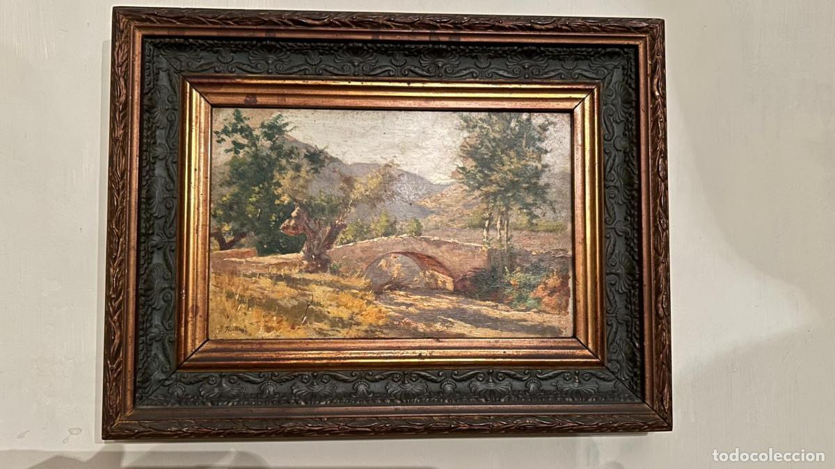 Arte: Oleo de paisaje rural - Foto 1