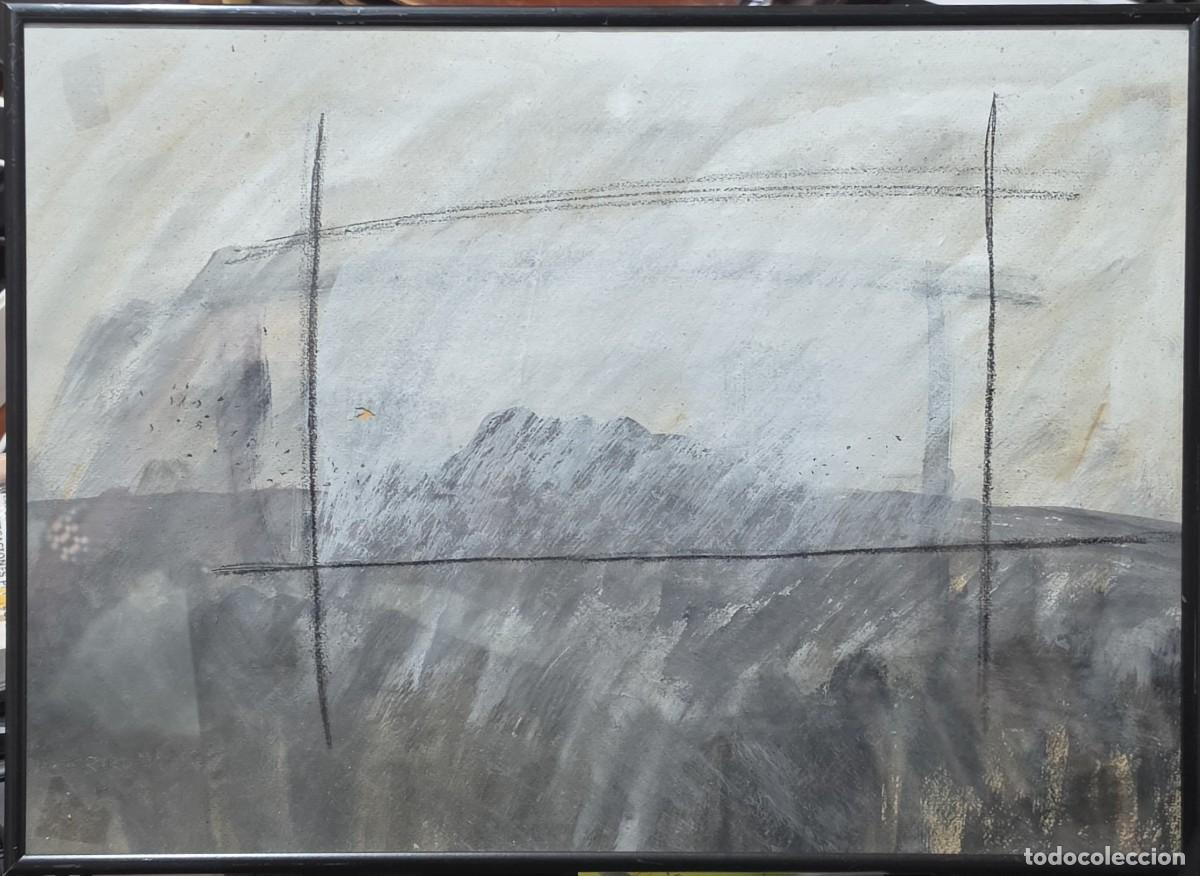 Arte: Gerand Matas (1945-2016) s/t t&eacute;cnica mixta sobre papel,