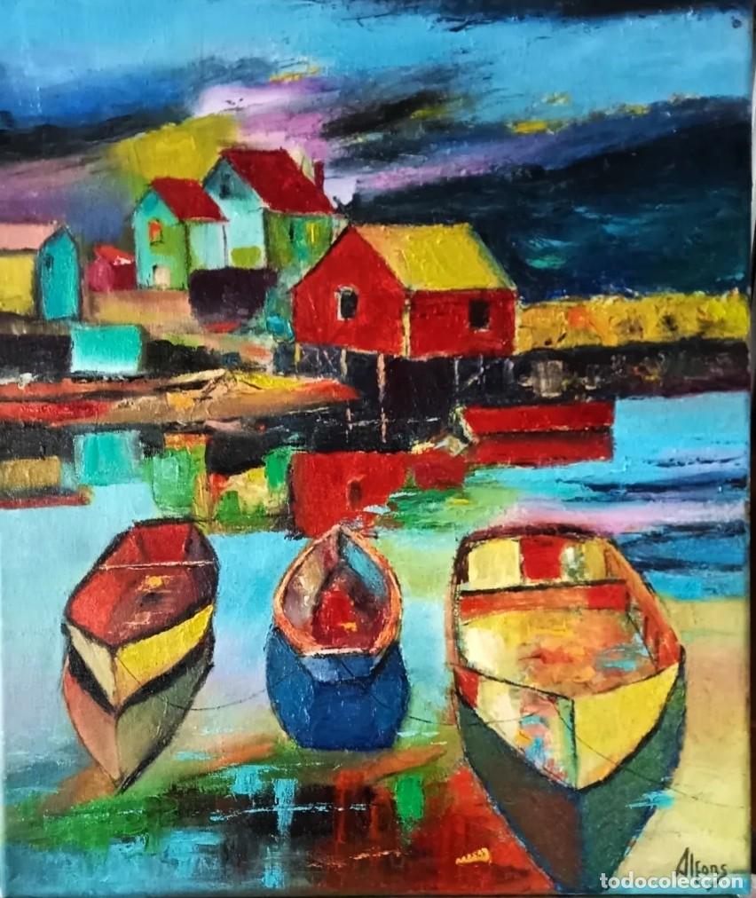 Arte: Barcas escocesas. Venta del propio autor