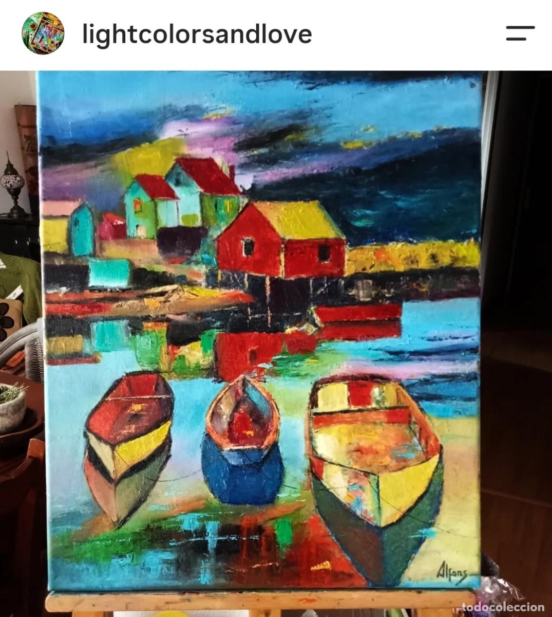 Arte: Barcas escocesas. Venta del propio autor - Foto 2