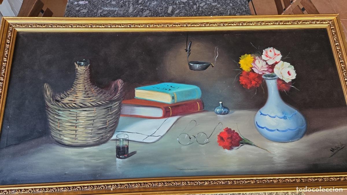 Arte: Bodeg&oacute;n pintado al &oacute;leo