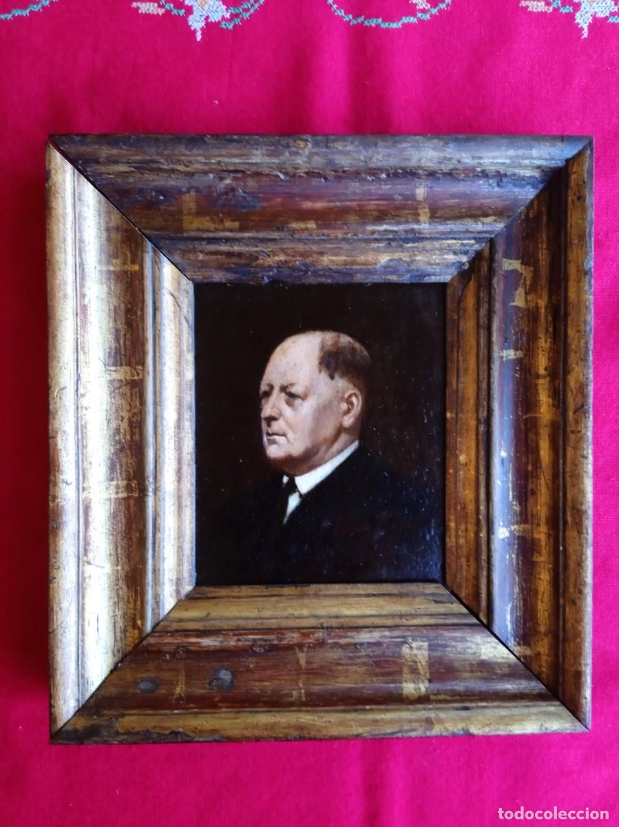 Arte: Cuadro con pintura antigua firmada